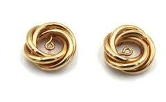 Two Pairs of 14K YG earring Jackets.