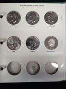 1971-1978 (P, D, S) Complete Ike $ Set Including Silver & Proofs