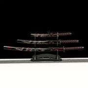 3-Piece Japanese Bushido-Style Martial Arts Swords