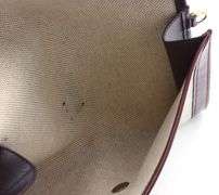 Vintage Hermes Jigepm Canvas Clutch Bag