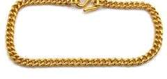 Bright Yellow 24K Standard Link Bracelet