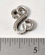 Diamond Heart Pendant in Sterling Silver