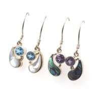 2 Pairs of Signed Sejan 925 sterling silver dangle earrings
