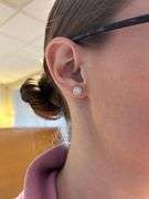 Diamond Halo Cluster Earrings