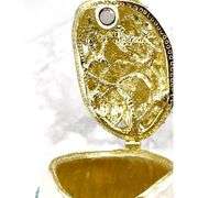 Pure Gold Peacock Fabergé Egg Jewelry Box with Bracelet