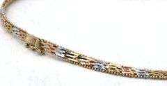 Set of 925 sterling silver necklace and bracelet