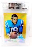 Johnny Unitas Football Card, 9 Mint