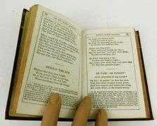 Miniature 1850's Antique Book of Melodies/Poems
