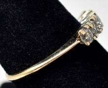 Stunning 14K Yellow Gold Diamond Ring