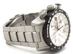 Seiko Ananta automatic 46mm silver dial watch