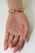 Outstanding Flexible 18K Diamond Cuff Bracelet
