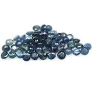 Glistening 7.61ct deep blue Sapphire set