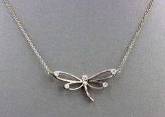 Tiffany & Co Diamond Nature Dragonfly Necklace