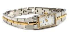 Seiko 2 tone quartz classic watch