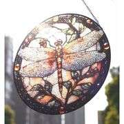 Dragonfly Stained Glass Suncatcher