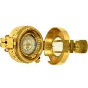 Brass British Prismatic Military Compass