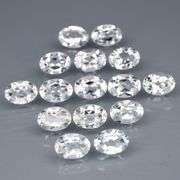Glittering 14.16ct diamond white Topaz set