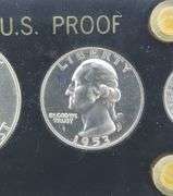 1953 United States Proof Set In Capital Plastics Holder