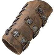 Pair of Knight Leather Arm Guards