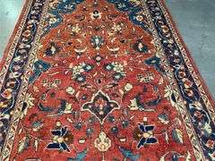 Stunning Vintage Sarouk Runner 3.6x11