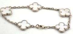 Vintage Alhambra 5 Motifs mother of pearl bracelet