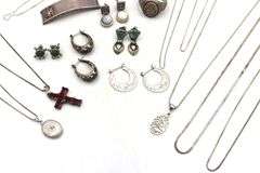 Group lot of Vintage 925 sterling silver mixed jewelry