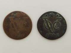 1735 & 1745 Dutch Eat India Company VOC