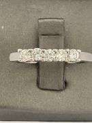 18K WHITE GOLD LADIES DIAMOND BAND