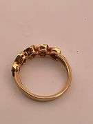 BRAND NEW 14K YELLOW GOLD DIAMOND HEART BAND