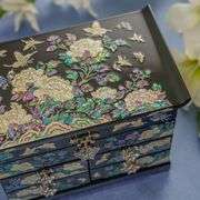 Mother of Pearl Jewelry Box 4-Drawer Organizer