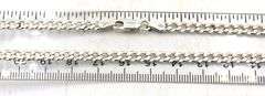 Group lot of 3 vintage 925 sterling silver chains