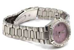 Citizen Eco drive pink dial quartz watch