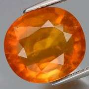 Huge! 6.41ct rich mandarin orange Mexican Fire Opal!