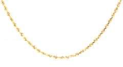 Useful 14k Yellow Gold Rope Necklace
