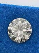 LAB GROWN ROUND BRILLIANT CUT LOOSE DIAMOND. 1.54 CARAT