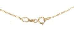 14kt Yellow gold Mabe pearl pendant on chain