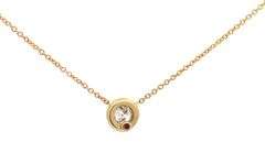 Roberto Coin 0.25ct Diamond Bezel Set Necklace in 18K Yellow gold