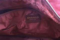 Vintage Chanel Surpqiue Stitch Red Quilted Shoulder Bag
