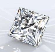 Dazzling 2.96 Ct Princess Cut Lab Simulated Diamond Solitaire