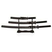 Set of 3 Japanese Dragon Totem Katana Swords
