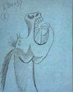 Exclusive Pablo Picasso Study For Guernica With Mat