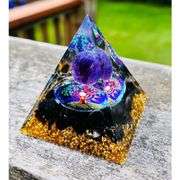 Orgone Amethyst Crystal Pyramid