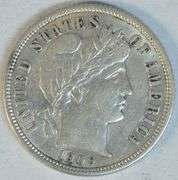 Scarce 1909-O Barber Head Dime in AU