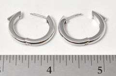 Hoop Earrings in Sterling Silver