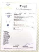 14kt White gold 1.17ct round brilliant cut diamond with 0.33ctw Milgrain diamond bezel set pendant o