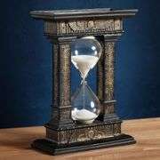Egyptian Winged Sun Columns Hourglass