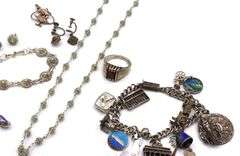 Group lot of Vintage 925 sterling silver jewelry