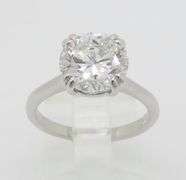 3.01CT D Color, VVS2 Clarity Diamond Solitaire