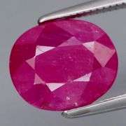 Heavy! 3.13ct untreated violet red Winza Ruby!!!