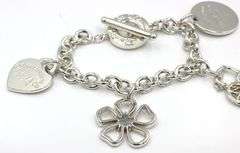 Tiffany & Co charm bracelet in 925 sterling silver